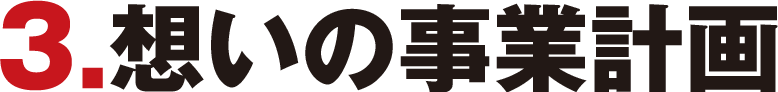 3.想いの事業計画